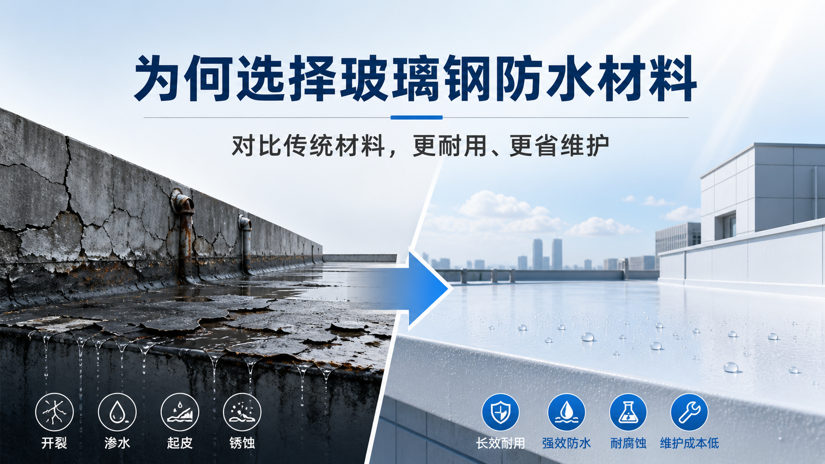 在三明，为何选择玻璃钢防水材料而非传统材料