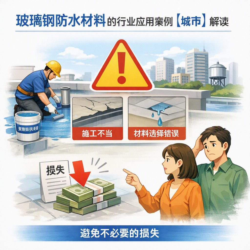 玻璃钢防水材料的行业应用案例，三明解读